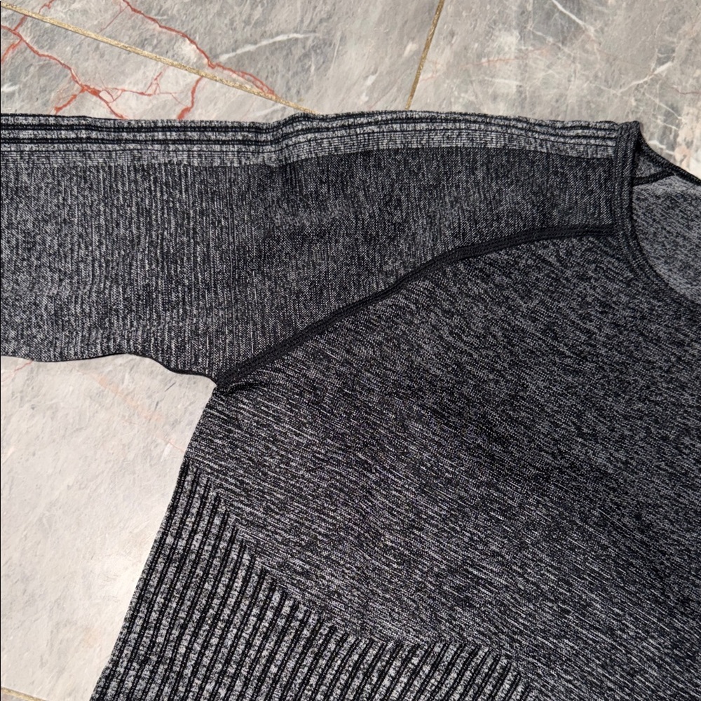 Fabletics Gray Long Sleeve Top - image 2